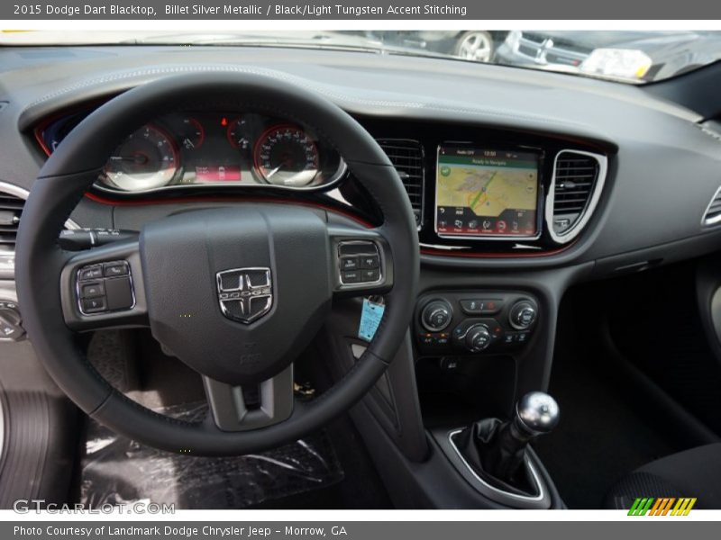 Dashboard of 2015 Dart Blacktop