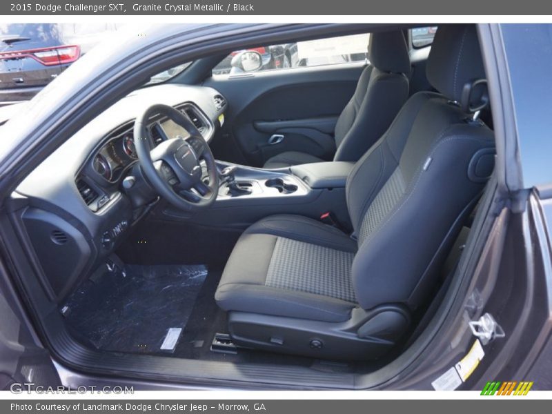  2015 Challenger SXT Black Interior