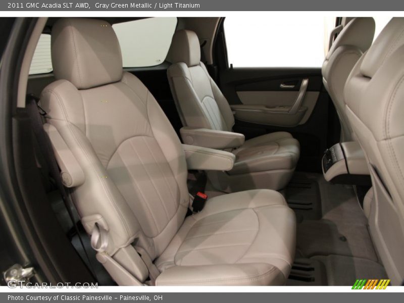 Gray Green Metallic / Light Titanium 2011 GMC Acadia SLT AWD