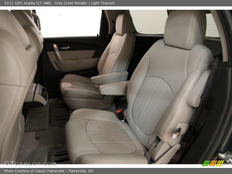Gray Green Metallic / Light Titanium 2011 GMC Acadia SLT AWD