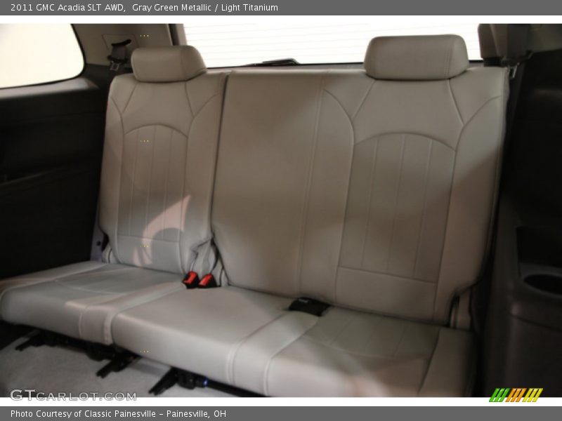 Gray Green Metallic / Light Titanium 2011 GMC Acadia SLT AWD