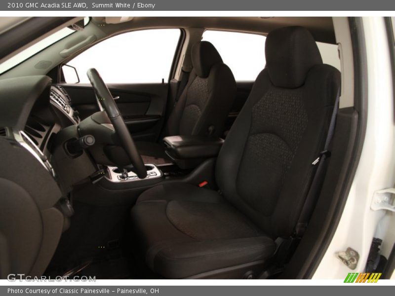 Summit White / Ebony 2010 GMC Acadia SLE AWD