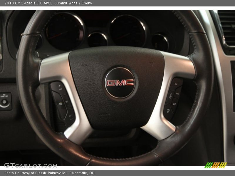 Summit White / Ebony 2010 GMC Acadia SLE AWD