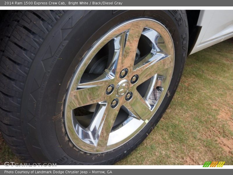 Bright White / Black/Diesel Gray 2014 Ram 1500 Express Crew Cab