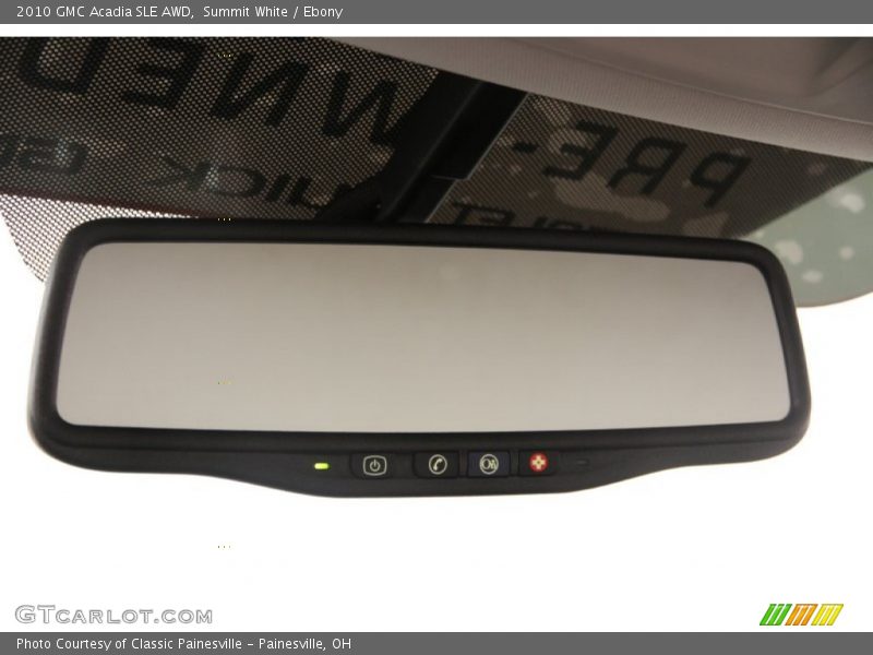 Summit White / Ebony 2010 GMC Acadia SLE AWD