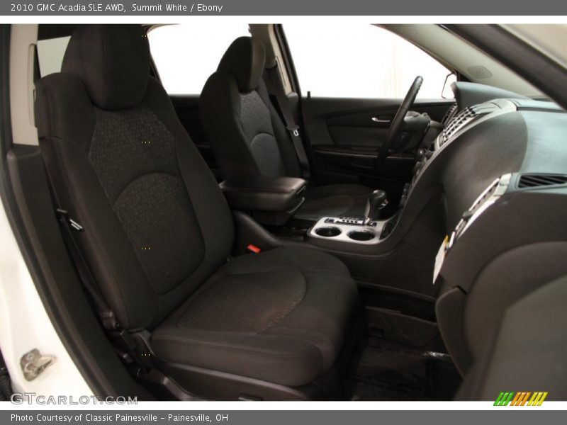 Summit White / Ebony 2010 GMC Acadia SLE AWD