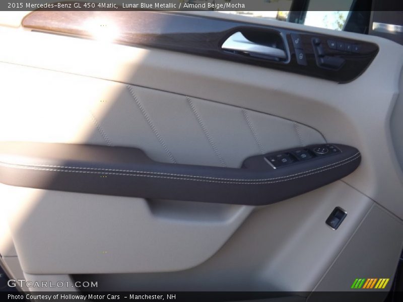 Lunar Blue Metallic / Almond Beige/Mocha 2015 Mercedes-Benz GL 450 4Matic