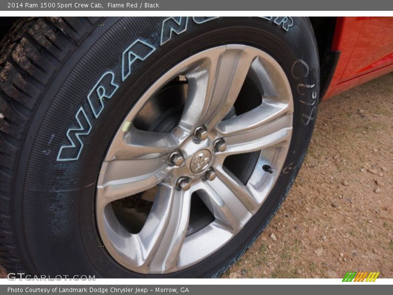 Flame Red / Black 2014 Ram 1500 Sport Crew Cab