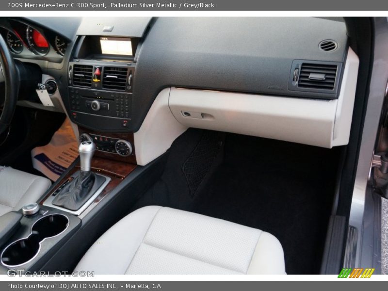 Palladium Silver Metallic / Grey/Black 2009 Mercedes-Benz C 300 Sport