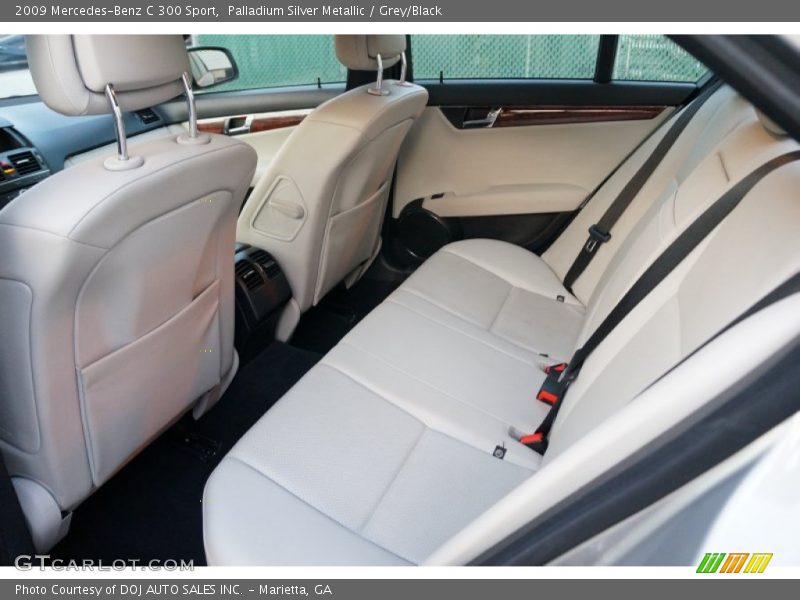 Palladium Silver Metallic / Grey/Black 2009 Mercedes-Benz C 300 Sport