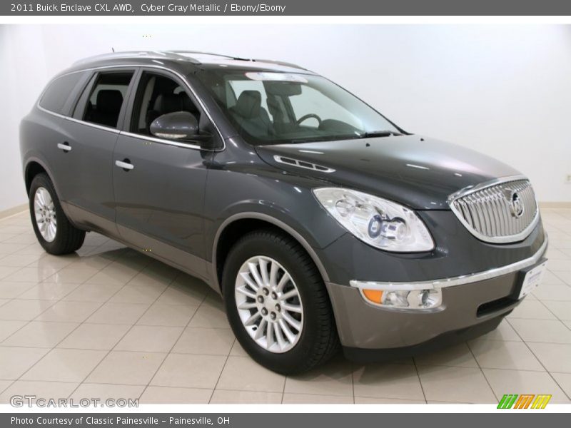 Cyber Gray Metallic / Ebony/Ebony 2011 Buick Enclave CXL AWD