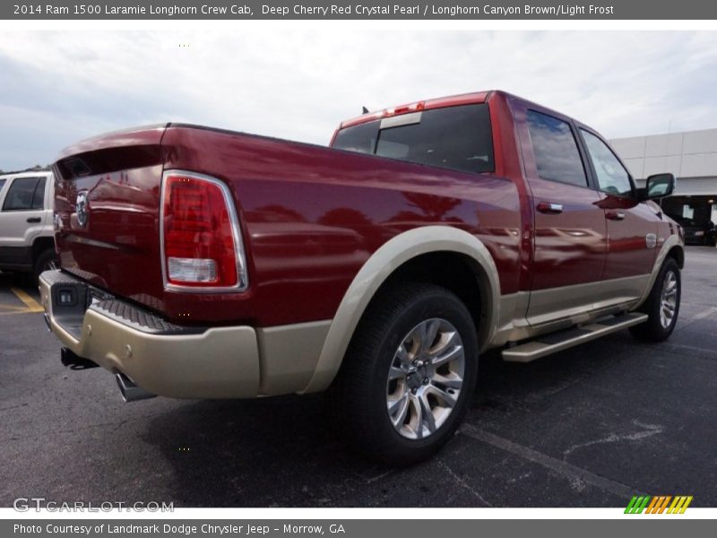 Deep Cherry Red Crystal Pearl / Longhorn Canyon Brown/Light Frost 2014 Ram 1500 Laramie Longhorn Crew Cab