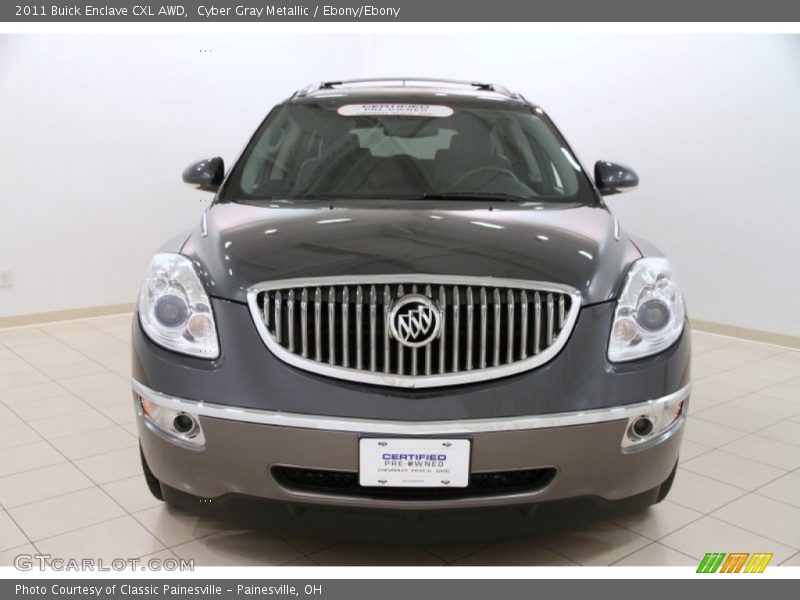 Cyber Gray Metallic / Ebony/Ebony 2011 Buick Enclave CXL AWD