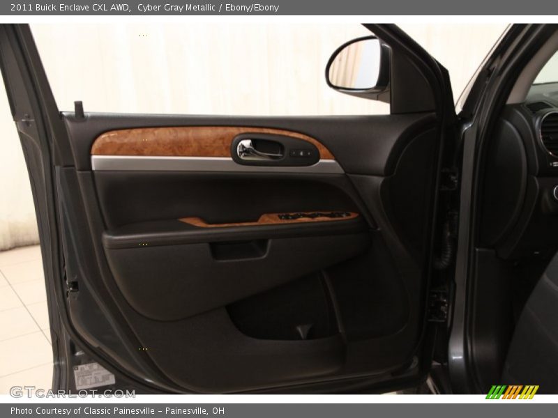 Cyber Gray Metallic / Ebony/Ebony 2011 Buick Enclave CXL AWD
