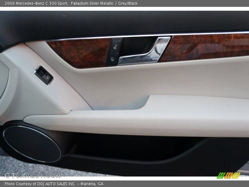 Palladium Silver Metallic / Grey/Black 2009 Mercedes-Benz C 300 Sport