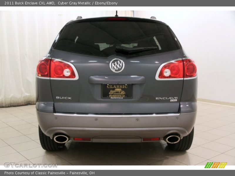 Cyber Gray Metallic / Ebony/Ebony 2011 Buick Enclave CXL AWD