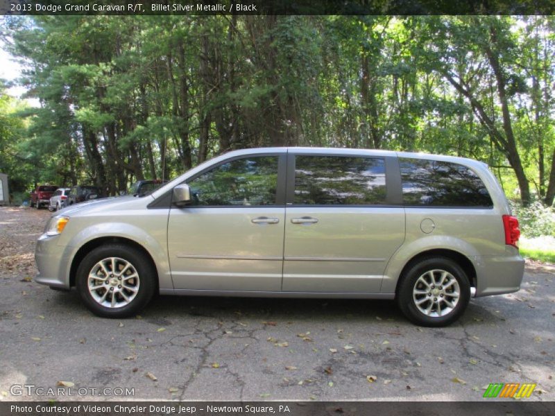 Billet Silver Metallic / Black 2013 Dodge Grand Caravan R/T