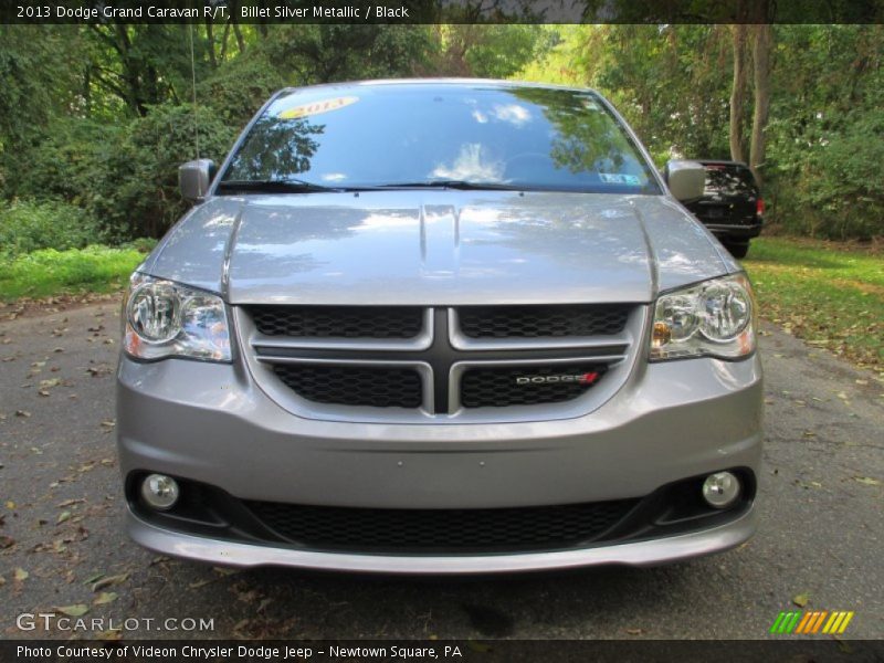 Billet Silver Metallic / Black 2013 Dodge Grand Caravan R/T