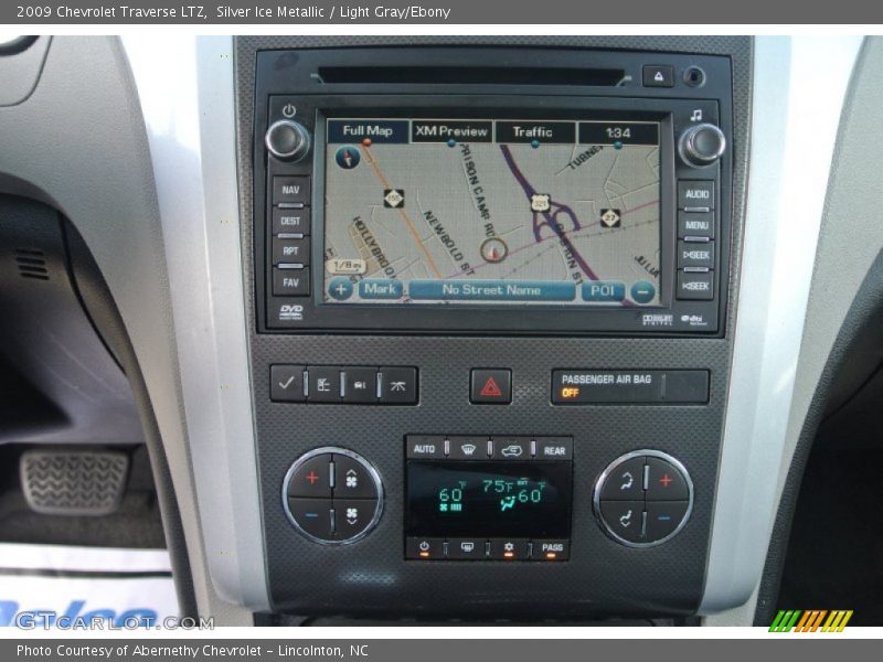 Silver Ice Metallic / Light Gray/Ebony 2009 Chevrolet Traverse LTZ