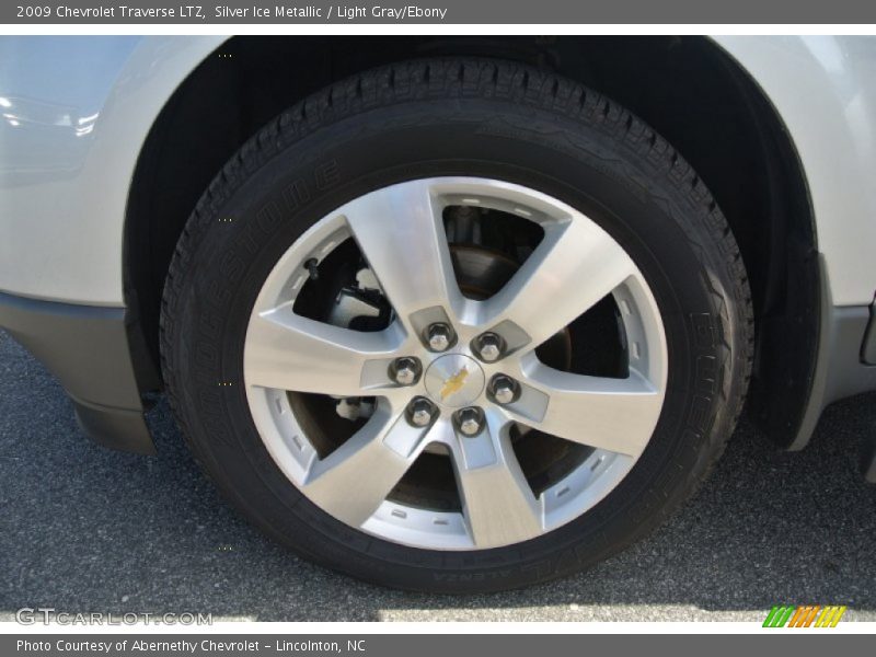 Silver Ice Metallic / Light Gray/Ebony 2009 Chevrolet Traverse LTZ
