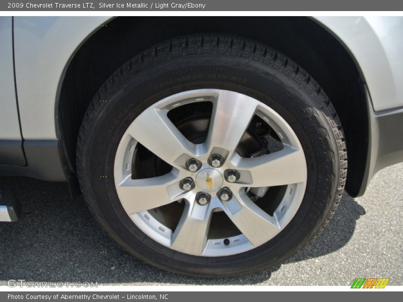 Silver Ice Metallic / Light Gray/Ebony 2009 Chevrolet Traverse LTZ