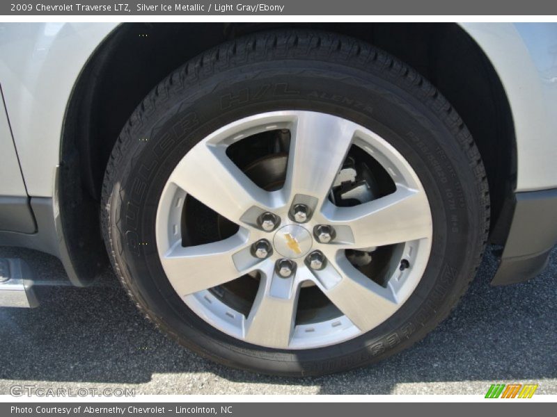 Silver Ice Metallic / Light Gray/Ebony 2009 Chevrolet Traverse LTZ