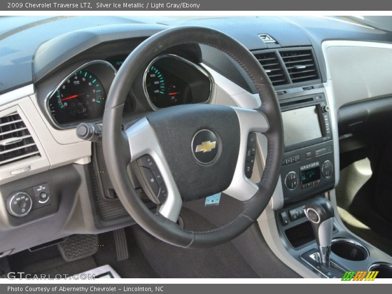 Silver Ice Metallic / Light Gray/Ebony 2009 Chevrolet Traverse LTZ