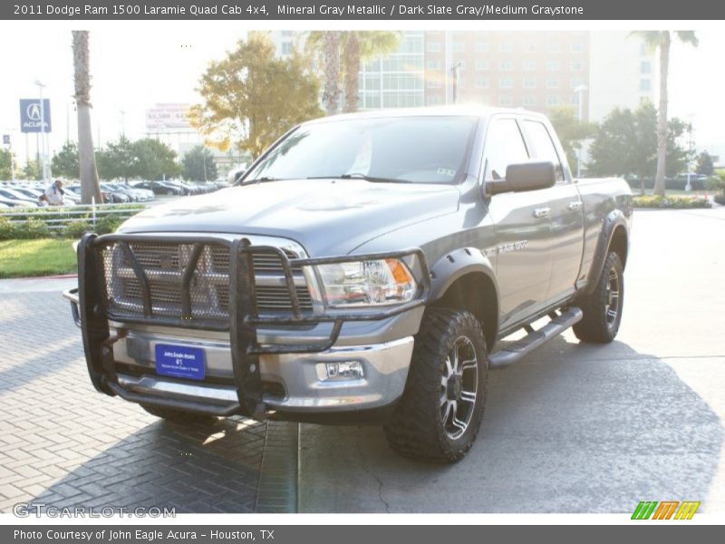Mineral Gray Metallic / Dark Slate Gray/Medium Graystone 2011 Dodge Ram 1500 Laramie Quad Cab 4x4