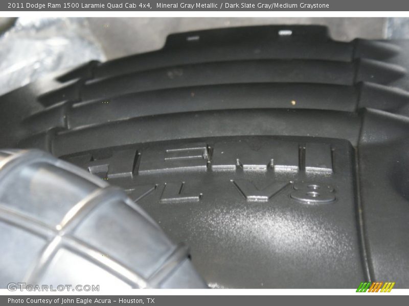 Mineral Gray Metallic / Dark Slate Gray/Medium Graystone 2011 Dodge Ram 1500 Laramie Quad Cab 4x4