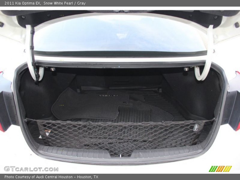 Snow White Pearl / Gray 2011 Kia Optima EX