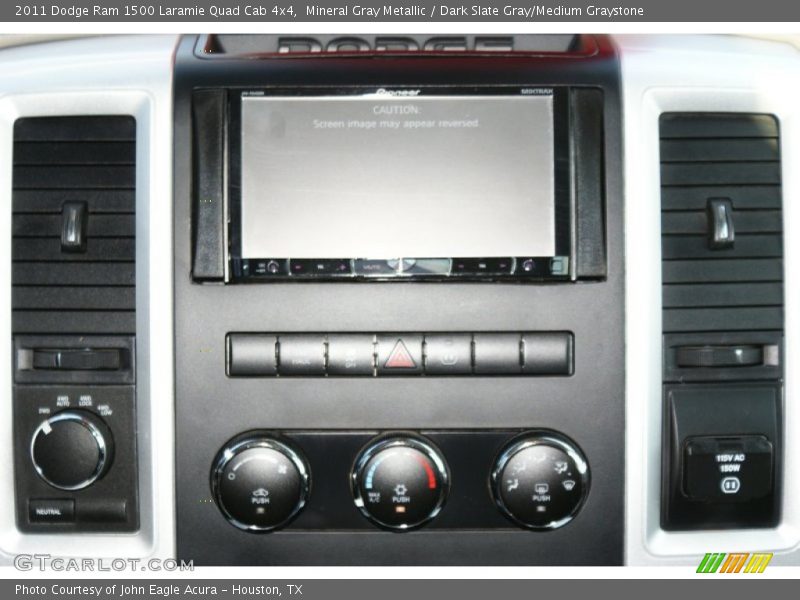 Mineral Gray Metallic / Dark Slate Gray/Medium Graystone 2011 Dodge Ram 1500 Laramie Quad Cab 4x4