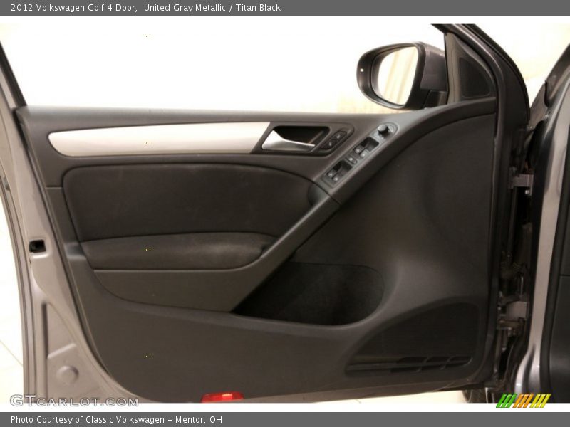 United Gray Metallic / Titan Black 2012 Volkswagen Golf 4 Door
