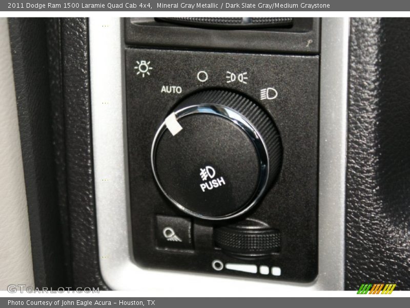Mineral Gray Metallic / Dark Slate Gray/Medium Graystone 2011 Dodge Ram 1500 Laramie Quad Cab 4x4