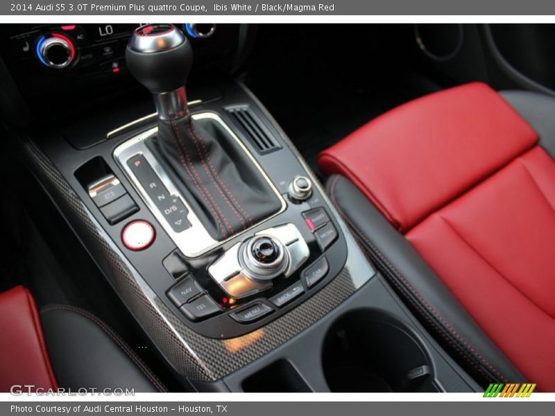 Ibis White / Black/Magma Red 2014 Audi S5 3.0T Premium Plus quattro Coupe