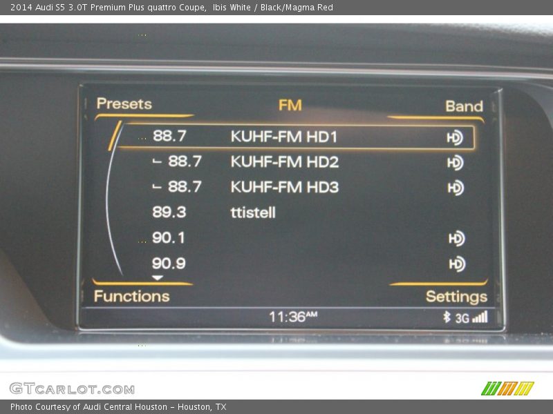 Ibis White / Black/Magma Red 2014 Audi S5 3.0T Premium Plus quattro Coupe