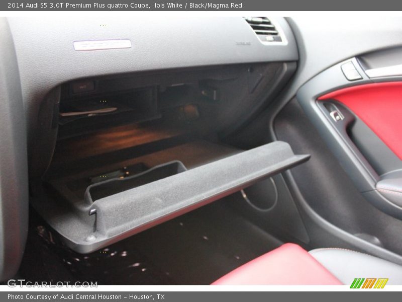 Ibis White / Black/Magma Red 2014 Audi S5 3.0T Premium Plus quattro Coupe