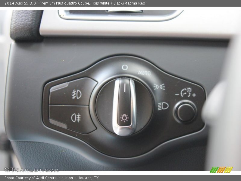 Ibis White / Black/Magma Red 2014 Audi S5 3.0T Premium Plus quattro Coupe