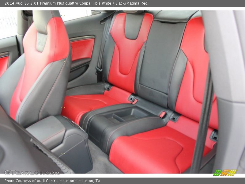Ibis White / Black/Magma Red 2014 Audi S5 3.0T Premium Plus quattro Coupe