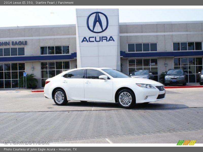 Starfire Pearl / Parchment 2014 Lexus ES 350