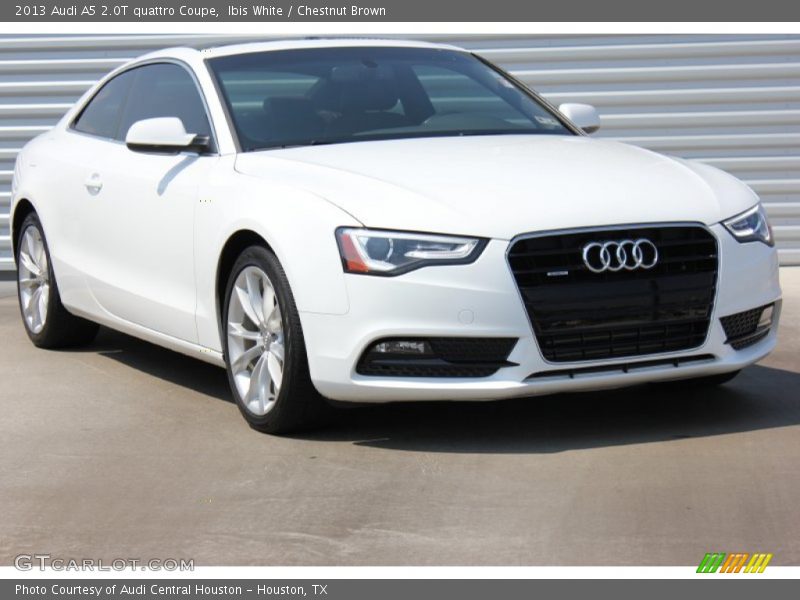 Ibis White / Chestnut Brown 2013 Audi A5 2.0T quattro Coupe