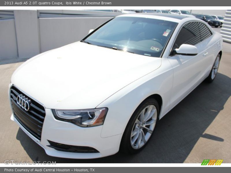 Ibis White / Chestnut Brown 2013 Audi A5 2.0T quattro Coupe