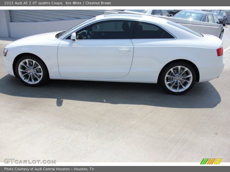 Ibis White / Chestnut Brown 2013 Audi A5 2.0T quattro Coupe