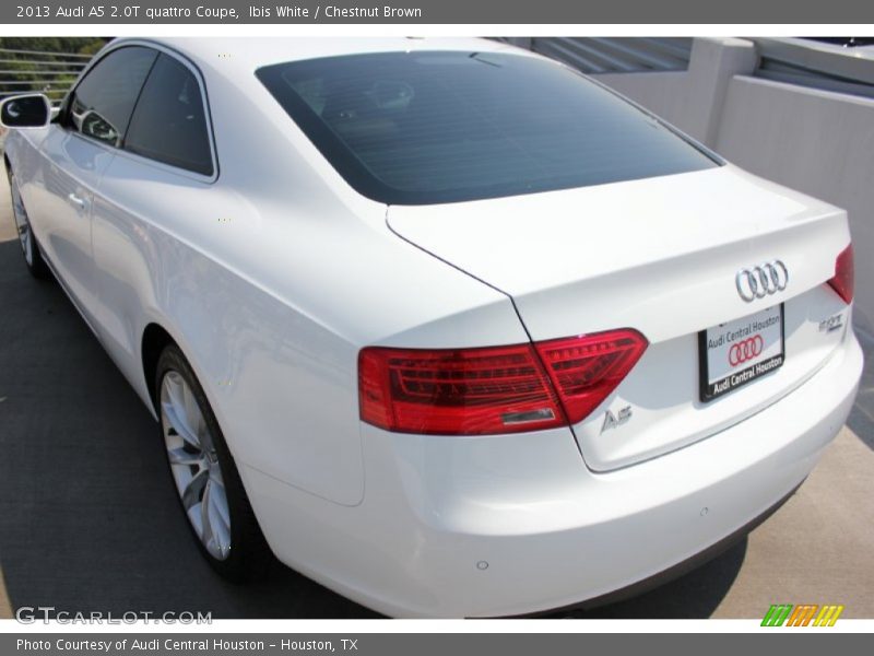 Ibis White / Chestnut Brown 2013 Audi A5 2.0T quattro Coupe