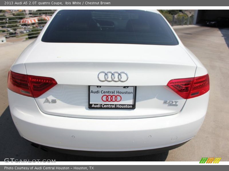Ibis White / Chestnut Brown 2013 Audi A5 2.0T quattro Coupe