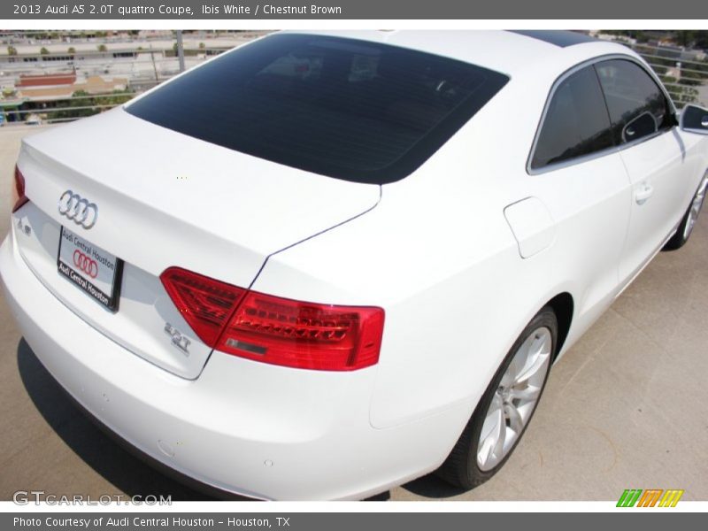 Ibis White / Chestnut Brown 2013 Audi A5 2.0T quattro Coupe