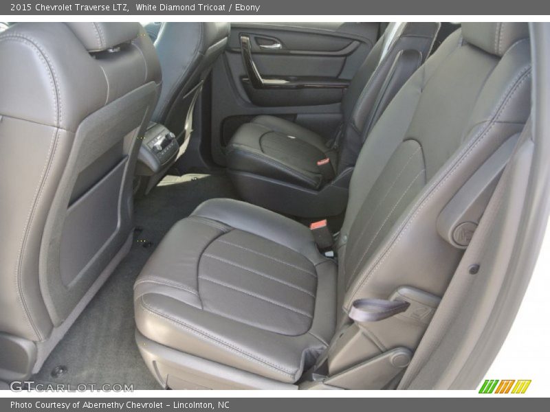 White Diamond Tricoat / Ebony 2015 Chevrolet Traverse LTZ