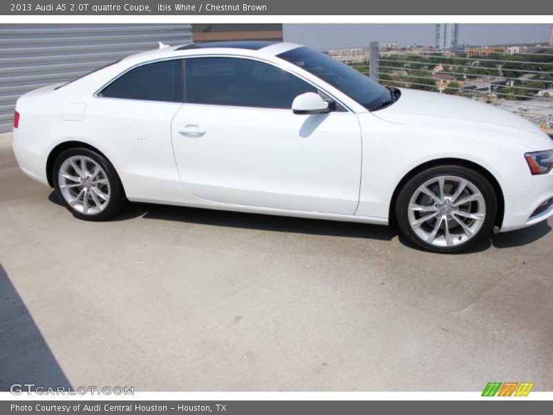 Ibis White / Chestnut Brown 2013 Audi A5 2.0T quattro Coupe