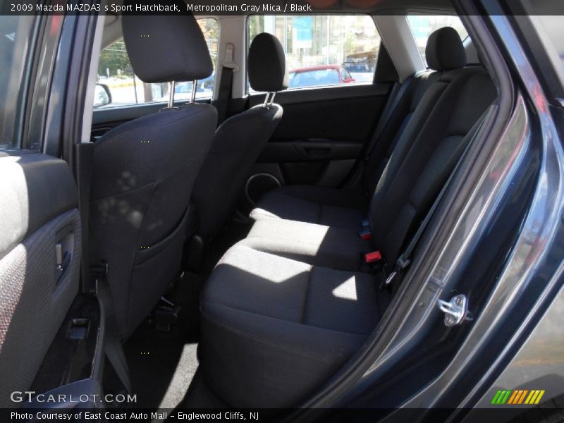 Metropolitan Gray Mica / Black 2009 Mazda MAZDA3 s Sport Hatchback
