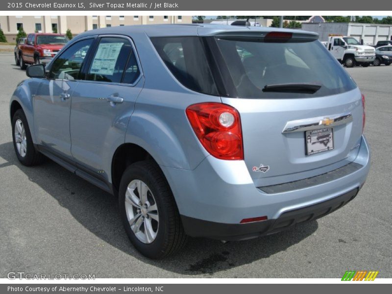 Silver Topaz Metallic / Jet Black 2015 Chevrolet Equinox LS