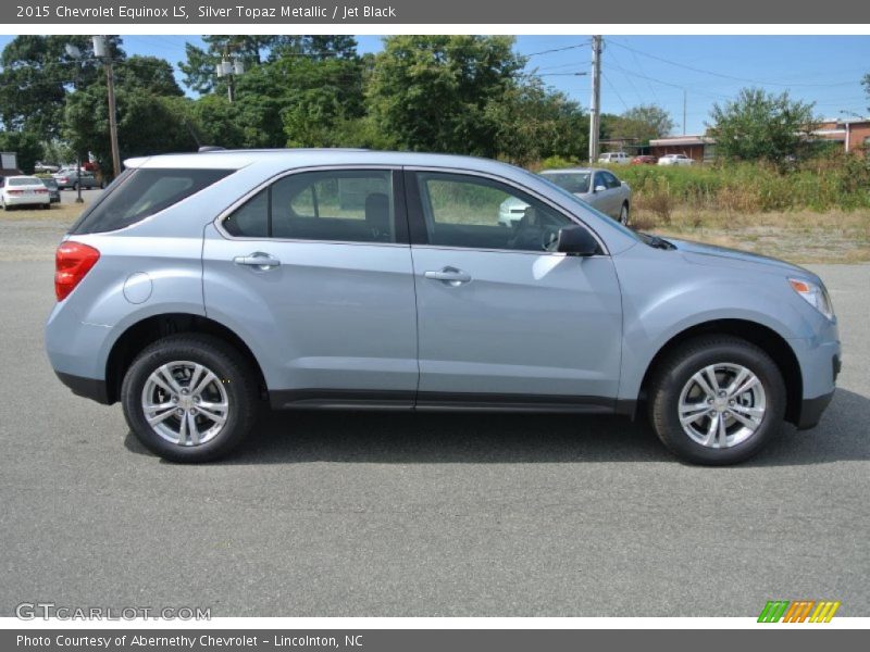 Silver Topaz Metallic / Jet Black 2015 Chevrolet Equinox LS